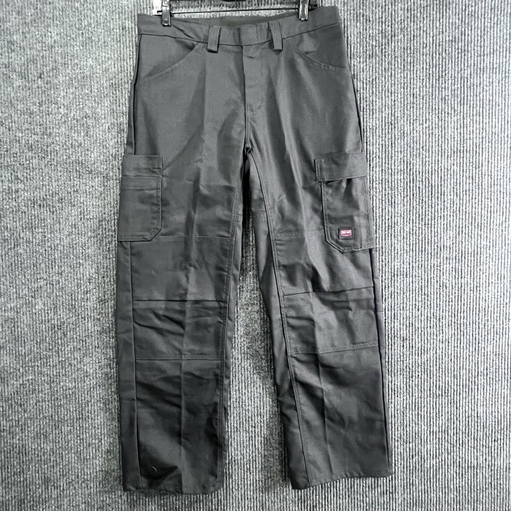 Red Kap Men's Cargo work pants 32Wx30L Navy Blue Heavy Weight